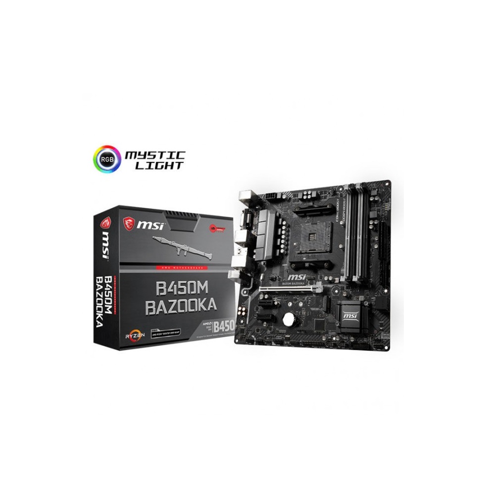Motherboard MSI B350M Bazooka Skt UDI Universo da Informática