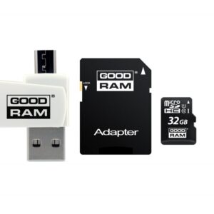 Micro Sdhc Goodram 32GB CLASS10 UHS + Adaptador + Pen cardreader