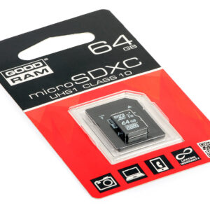 MICRO SDHC 64GB CLASS10 UHS I + ADAPTER GOODRAM - NEW