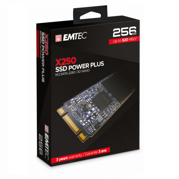 Disco Duro Emtec M.2 Sata X250 256Gb 2280