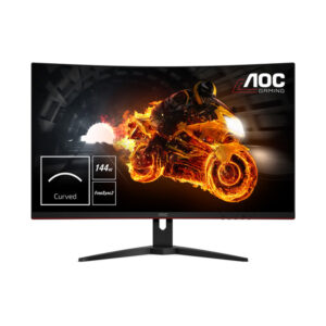 Monitor Aoc 31.5" Curvo Preto Led 1ms 144Hz FreeSync