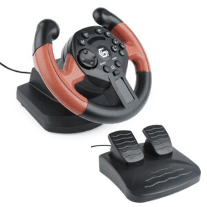 Volante USB com Vibração PC/PS3