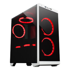Caixa Gaming MAtx Armor C21 Branca C/Lateral Vidro