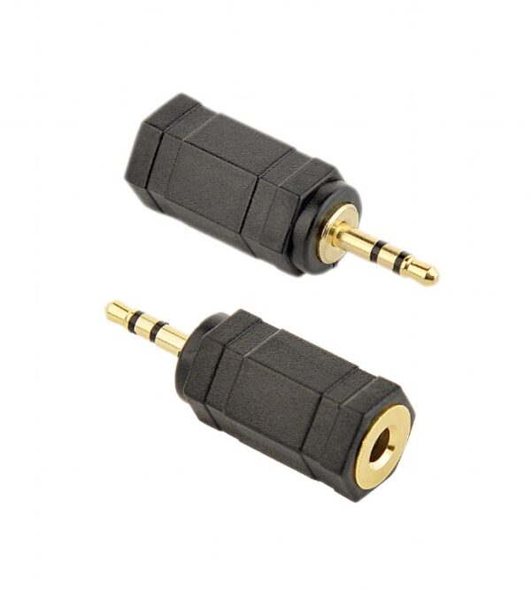 Adaptador Jack 2.5mm Macho para 3.5mm Femea