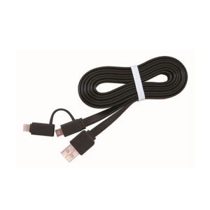 CABO USB 2IN1 MICRO USB E LIGHTNING PARA SMARTPHONES