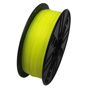 Filamento para Impressora 3D PLA 1.75mm 1Kg Cor Amarelo Florescente